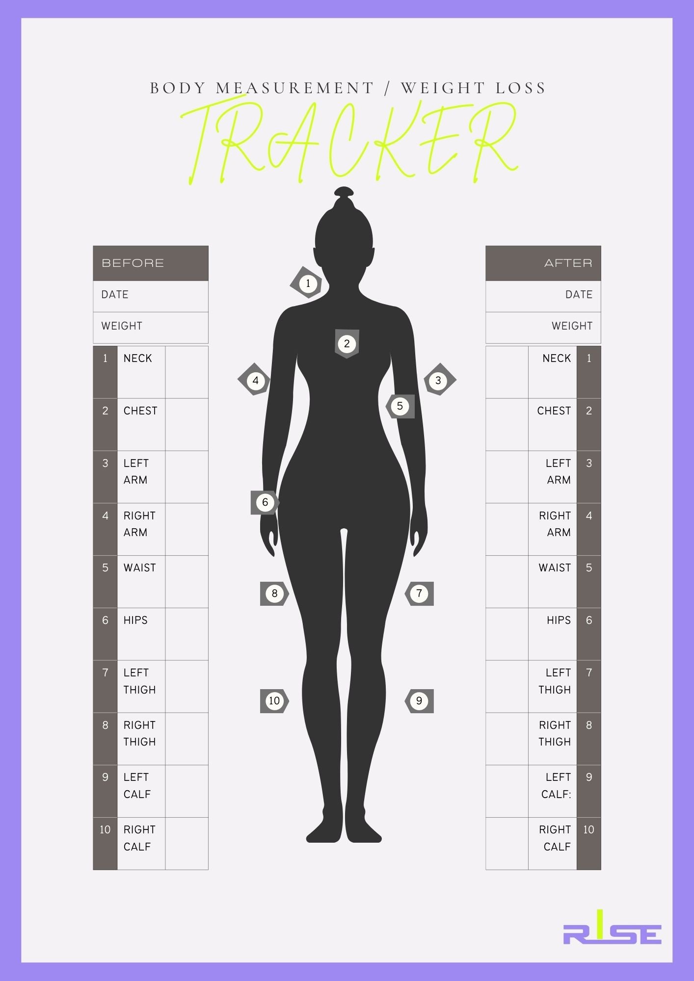 RISE Goal Setting Planner and Tracker with Journal!